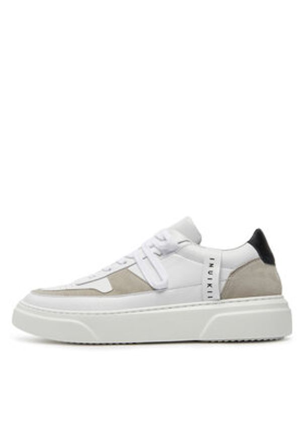 Inuikii Sneakersy Leo 50102-866 Biały. Kolor: biały. Materiał: skóra