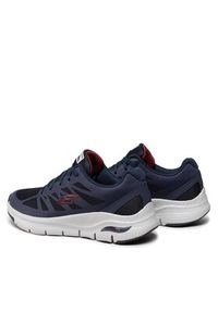 skechers - Skechers Sneakersy Charge Back 232042/NVRD Granatowy. Kolor: niebieski. Materiał: materiał