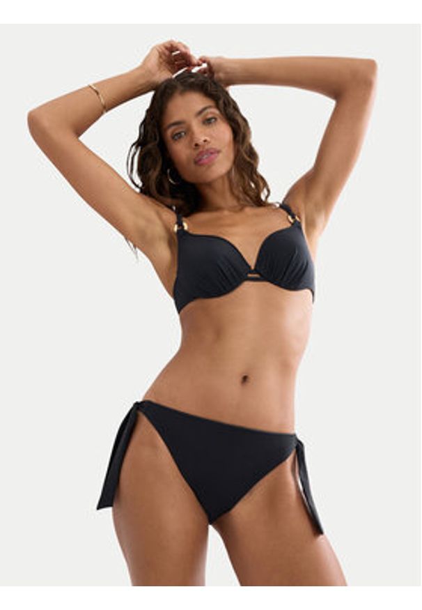 Triumph Dół od bikini Summer Twist Tai 01 10226494 Czarny. Kolor: czarny. Materiał: syntetyk
