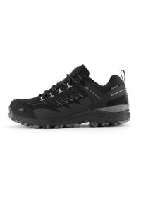 ALPINE PRO - Buty trekkingowe niskie Alpine Pro Zereme Vibram. Kolor: czarny. Materiał: skóra. Szerokość cholewki: normalna