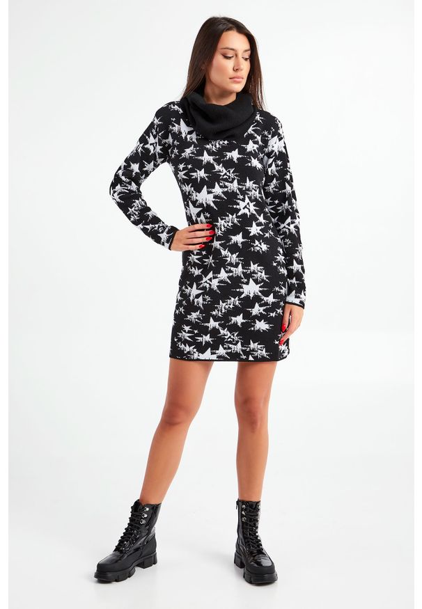 Twinset Milano - SUKIENKA TWINSET ACTITUDE. Typ kołnierza: dekolt w łódkę. Długość: mini