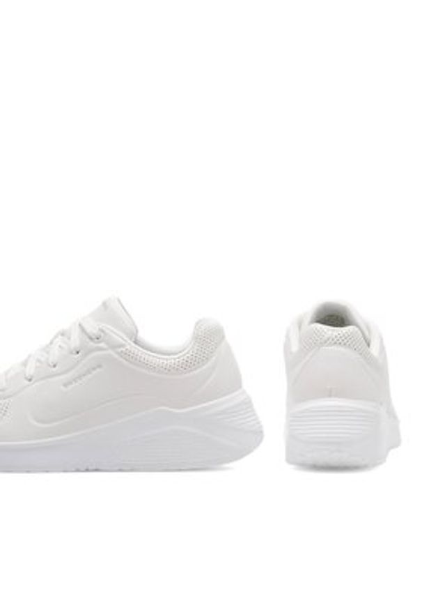 skechers - Skechers Sneakersy Uno Lite 8750063 WHT Biały. Kolor: biały