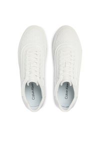 Calvin Klein Sneakersy Beasket Cup Oxf Lup Hf Aop Lth HM0HM02132 Biały. Kolor: biały. Materiał: skóra #3