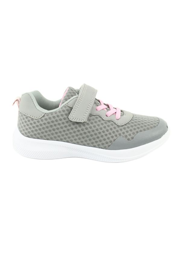 eVento - Evento Buty sportowe na rzepy 20DZ55-2312 różowe szare. Zapięcie: rzepy. Kolor: różowy, szary, wielokolorowy. Materiał: skóra ekologiczna, materiał