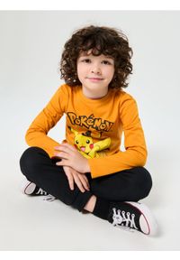 Sinsay - Koszulka z długimi rękawami Pokemon - pomarańczowy. Kolor: pomarańczowy. Długość rękawa: długi rękaw. Długość: długie #1