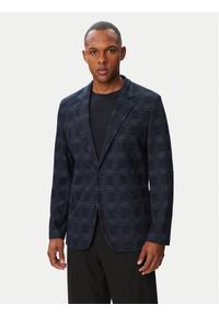 Hugo - HUGO Marynarka Anton263X-H 50565382 Granatowy Extra Slim Fit. Kolor: niebieski. Materiał: syntetyk #1