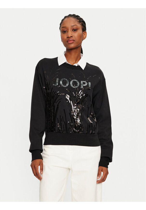 JOOP! Bluza 58 JW244JE463 30043704 Czarny Regular Fit. Kolor: czarny. Materiał: syntetyk, bawełna