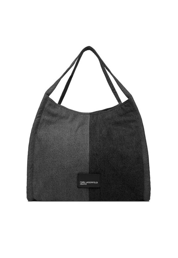 Karl Lagerfeld Jeans Torebka B1W50006 Czarny. Kolor: czarny. Materiał: skórzane