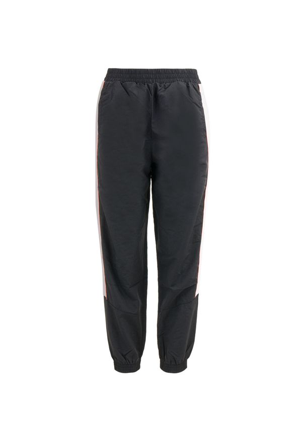 GALEO - Damskie Spodnie Onpmea Loose Fit - Komfort i Styl. Kolor: różowy. Materiał: dresówka. Wzór: paski