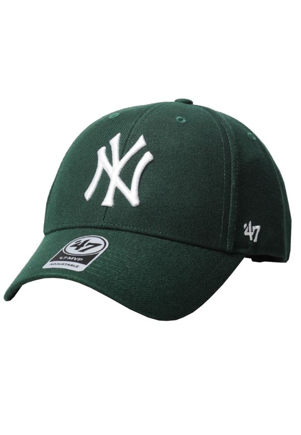 47 Brand - Czapka z daszkiem męska do baseball'u Brand 47 New York Yankees zielona. Kolor: zielony