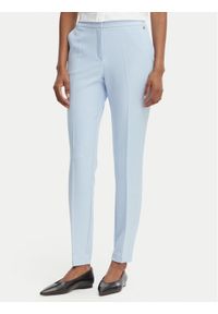 Hugo - HUGO Spodnie materiałowe Hagonia-1 50539991 Niebieski Slim Fit. Kolor: niebieski. Materiał: syntetyk #1