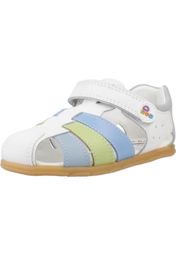 Pablosky - Sandały PABLOSKY 052302P Biały. Kolor: biały. Materiał: tkanina, skóra