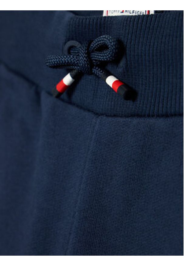 TOMMY HILFIGER - Tommy Hilfiger Spodnie dresowe Essential KS0KS00214 Granatowy Regular Fit. Kolor: niebieski. Materiał: bawełna