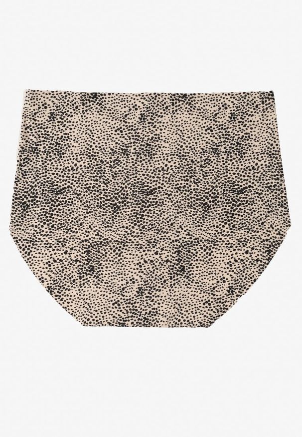 Renee - Czarno-Beżowe Bezszwowe Majtki Figi High Waist Dolevia. Stan: podwyższony. Kolor: czarny