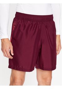 Under Armour Szorty sportowe Ua Woven Graphic Shorts 1370388 Bordowy Loose Fit. Kolor: czerwony. Materiał: syntetyk. Styl: sportowy #1