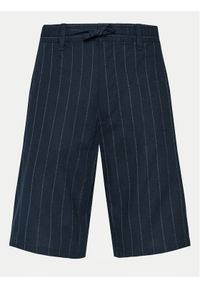 s.Oliver Szorty materiałowe 2143831 Granatowy Relaxed Fit. Kolor: niebieski. Materiał: bawełna