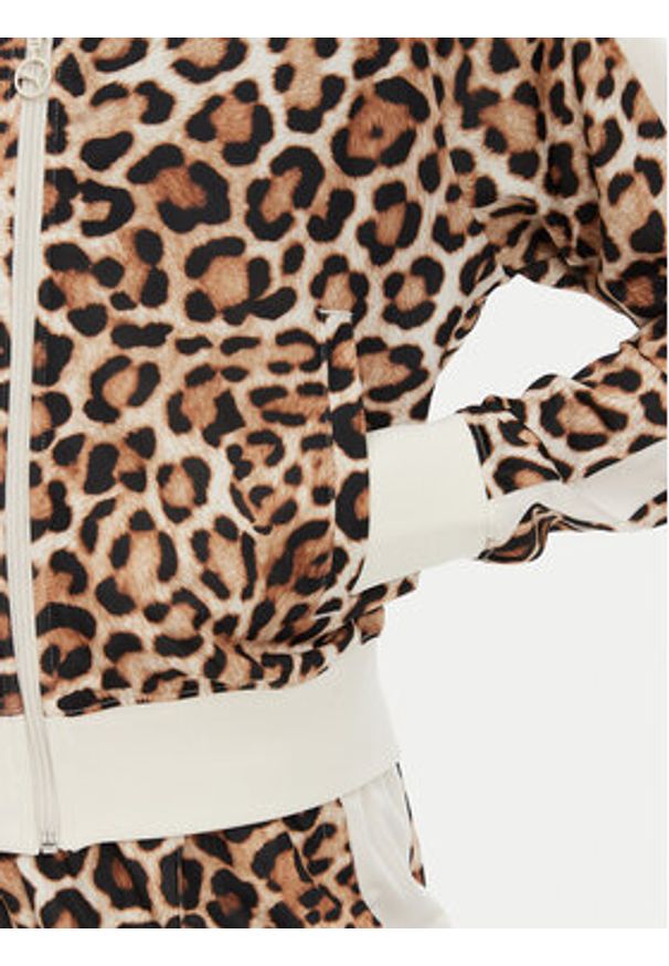 Puma Bluza T7 Leo Luxe 632342 Brązowy Regular Fit. Kolor: brązowy. Materiał: syntetyk