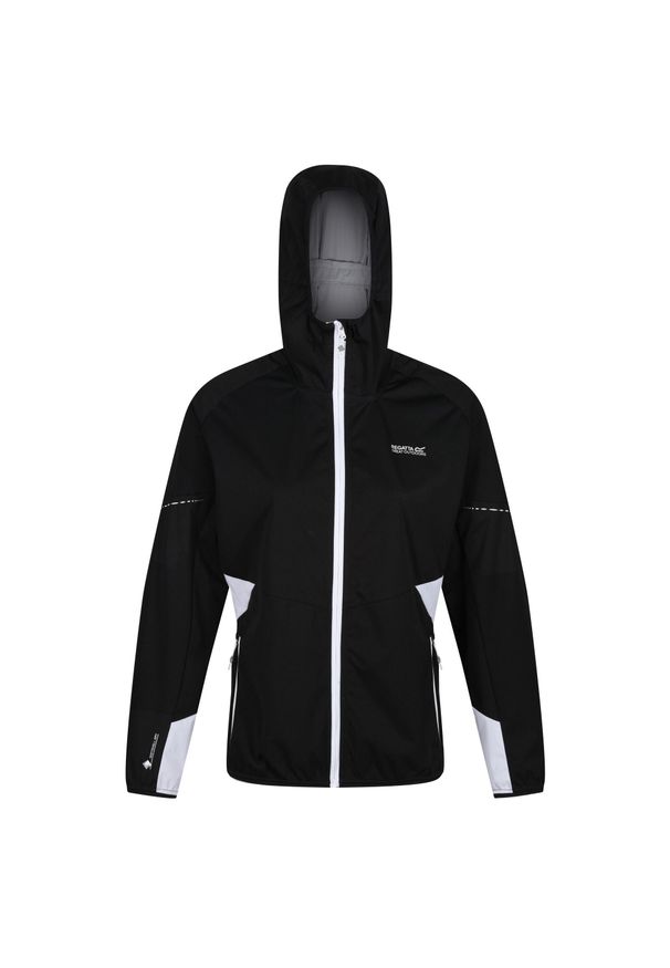 Regatta - Kurtka Softshellowa Damska Niska Waga Tarvos V. Kolor: czarny. Materiał: softshell. Sport: turystyka piesza