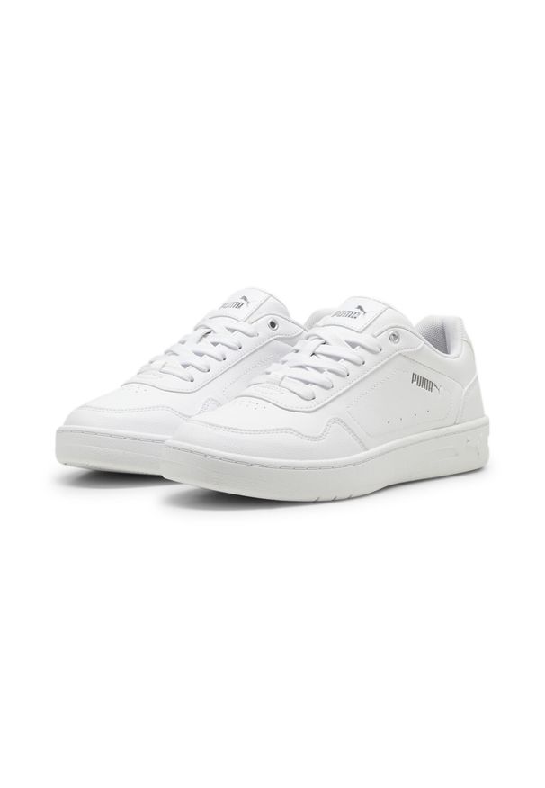 Buty do chodzenia damskie Puma Court Classy. Kolor: szary, biały, wielokolorowy. Sport: turystyka piesza