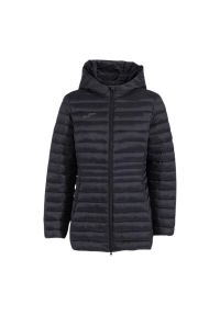 Damska kurtka z kapturem Joma Urban V. Typ kołnierza: kaptur. Kolor: czarny. Materiał: poliamid. Sport: fitness, turystyka piesza #1