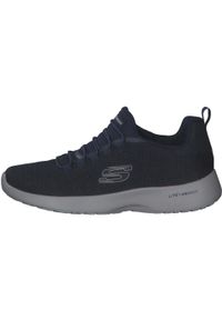 skechers - Buty do chodzenia męskie Skechers Dynamight. Kolor: niebieski. Sport: turystyka piesza