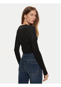 Marciano Guess Sweter 4BGR61 5439Z Czarny Regular Fit. Kolor: czarny. Materiał: wiskoza #3