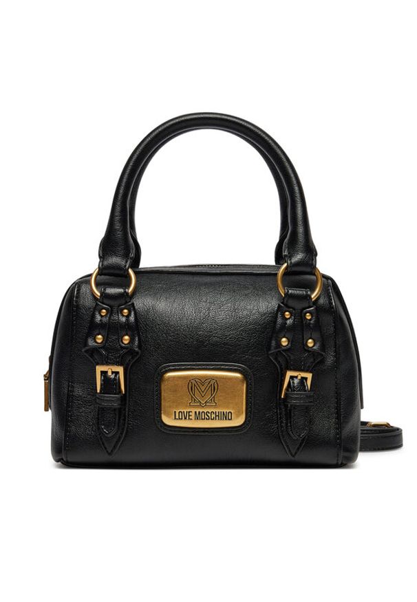 Love Moschino - LOVE MOSCHINO Torebka JC4274PP0LKB0000 Czarny. Kolor: czarny. Materiał: skórzane