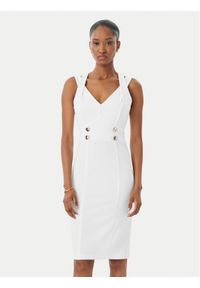 Rinascimento Sukienka koktajlowa CFC0019924002 Biały Regular Fit. Kolor: biały. Materiał: syntetyk. Styl: wizytowy #1