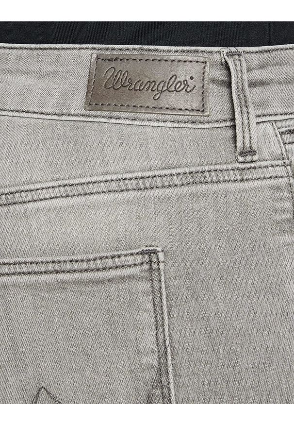 Wrangler - SPODNIE DAMSKIE WRANGLER SKINNY GREY AS ICE W28KQG72E 112128325