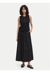 Vero Moda Spódnica maxi Friba 10346845 Czarny Regular Fit. Kolor: czarny. Materiał: bawełna #2