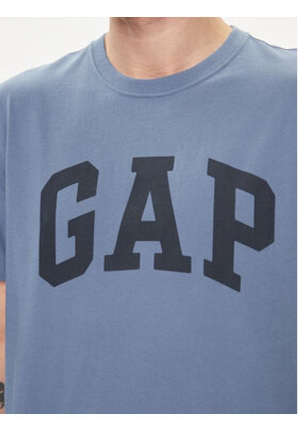 GAP - Gap T-Shirt 856659-02 Niebieski Regular Fit. Kolor: niebieski. Materiał: bawełna