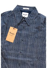 Wrangler - KOSZULA WRANGLER L/S ROUND PKT SHIRT MEDIEVAL BLUE W59096S9I #3