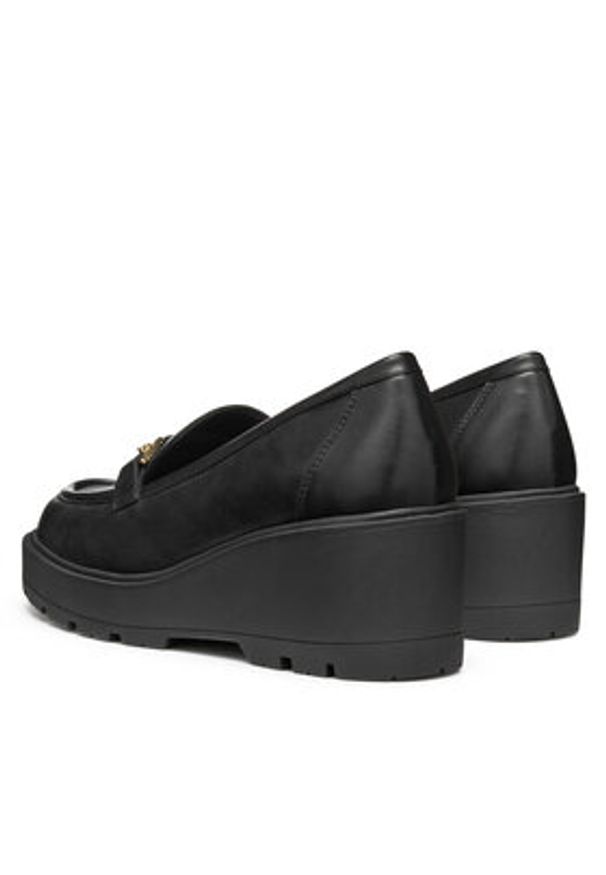 Geox Półbuty D Miereille D563VB 00043 C9999 Czarny. Kolor: czarny. Materiał: skóra