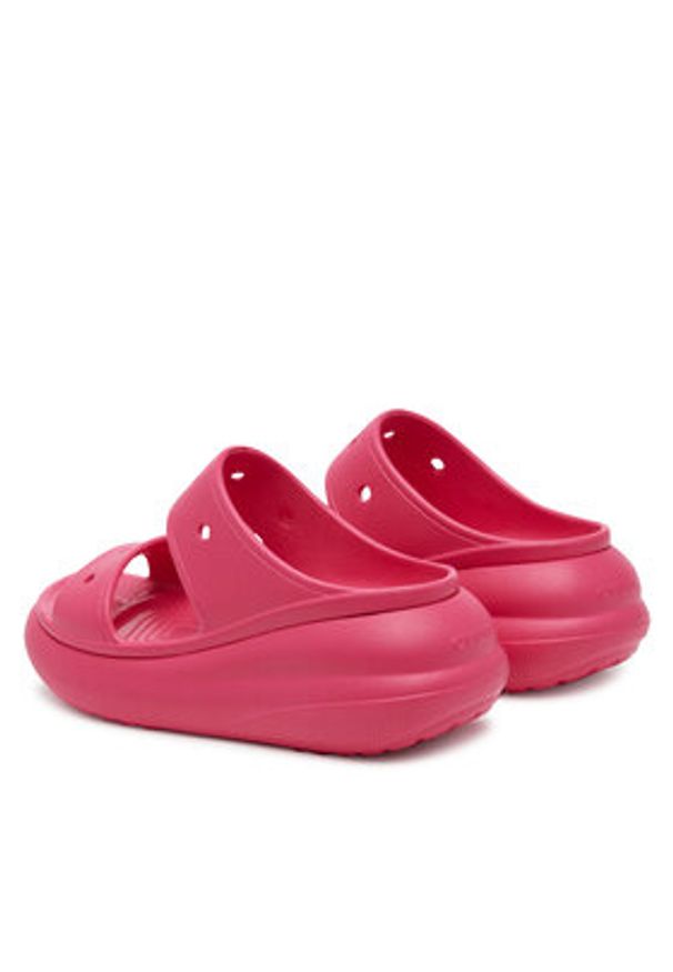 Crocs Klapki Classic Crush Sandal 207670 Różowy. Kolor: różowy