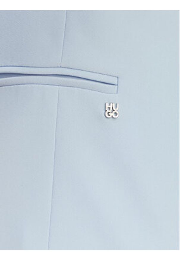 Hugo - HUGO Marynarka Agonia 1 50539976 Niebieski Slim Fit. Kolor: niebieski. Materiał: syntetyk