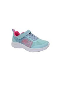 skechers - Buty Skechers Dziecięce Sportowe Niebiesko Turkusowo Różowe. Okazja: na co dzień. Zapięcie: pasek. Kolor: niebieski, wielokolorowy, zielony. Materiał: syntetyk #1