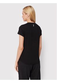 Deha T-Shirt B74492 Czarny Regular Fit. Kolor: czarny. Materiał: wiskoza #4