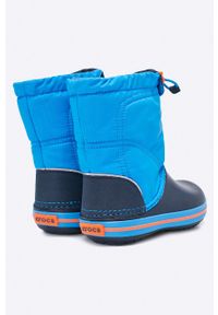 Crocs obuwie zimowe Crocband Lodge 203509 kolor niebieski 203509.OCEAN.NAVY-OCEAN/NAVY. Nosek buta: okrągły. Kolor: niebieski. Materiał: guma. Sezon: zima #3