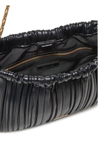 Calvin Klein Torebka Drawstring Plisse Crossbody LV04F3076G Czarny. Kolor: czarny. Materiał: skórzane #3