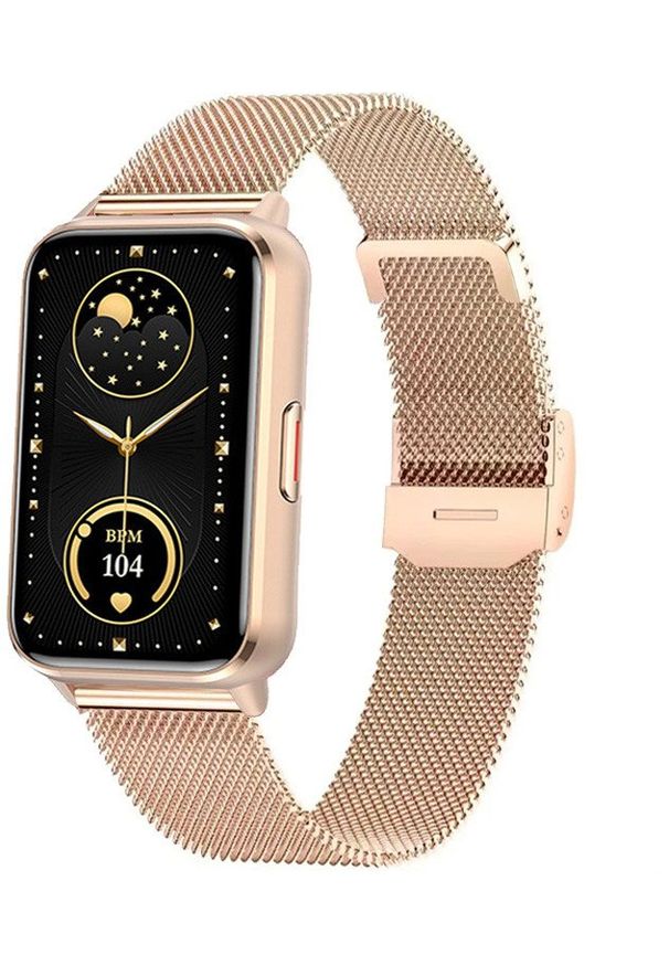 Rubicon - Zegarek Damski SMARTWATCH RUBICON RNCF48 gold/roegold. Rodzaj zegarka: smartwatch