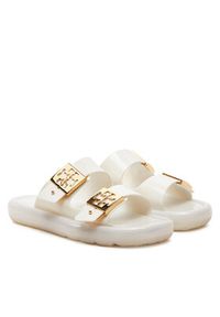 Tory Burch Klapki Buckle Bubble Jelly 149718 Beżowy. Kolor: beżowy #4