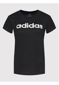 Adidas - adidas T-Shirt Loungewear Essentials Logo GL0769 Czarny Slim Fit. Kolor: czarny. Materiał: bawełna
