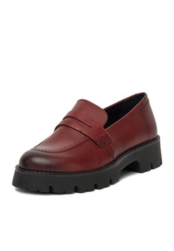 Lasocki Loafersy CEO-WI16-780-03 Bordowy. Kolor: czerwony. Materiał: skóra