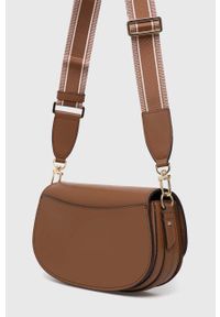 MICHAEL Michael Kors torebka skórzana kolor brązowy. Kolor: brązowy. Materiał: skórzane #5