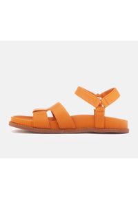 Marco Shoes Sandały Modena pomarańczowe. Kolor: pomarańczowy. Materiał: skóra. Sezon: lato #5