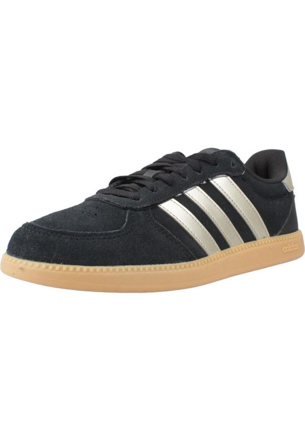 Adidas - Kapcie ADIDAS BREAKNET SLEEK Czarny. Kolor: czarny. Materiał: tkanina. Styl: sportowy