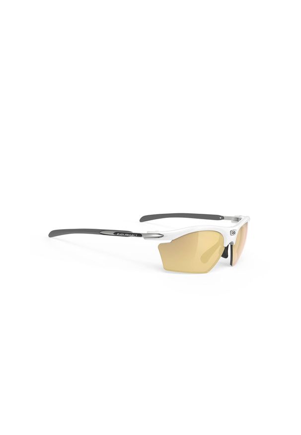 Rudy Project - Okulary RUDY PROJECT RYDON SLIM WHITE GLOSS - MULTILASER GOLD. Kolor: brązowy. Sport: turystyka piesza