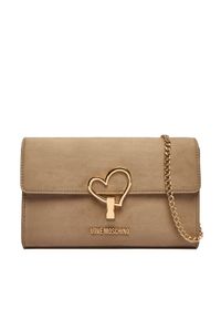 Love Moschino - Torebka LOVE MOSCHINO. Kolor: beżowy