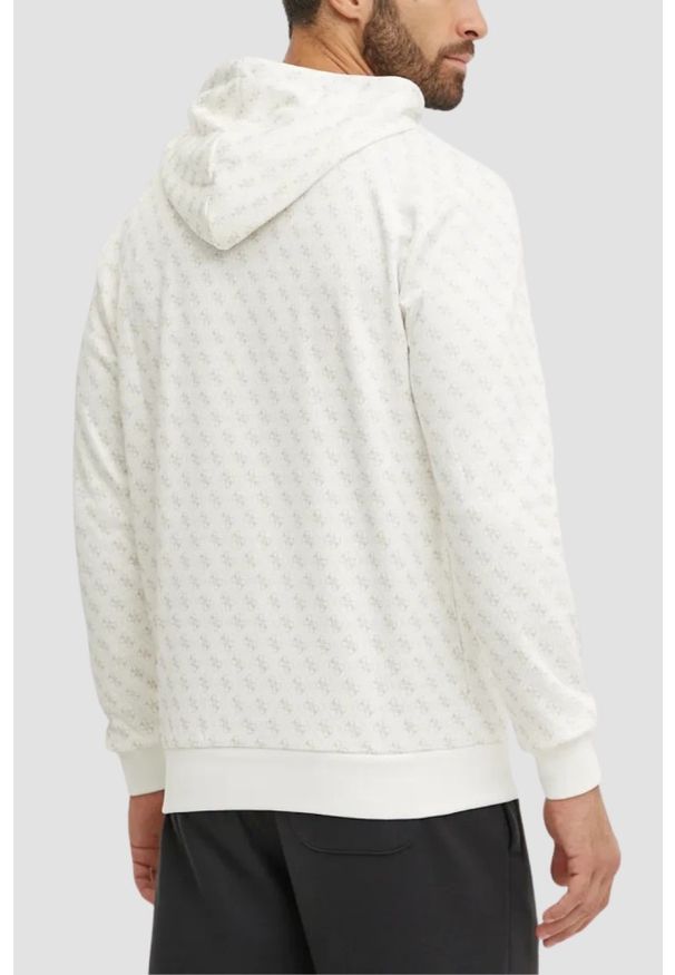 Guess - GUESS Biała bluza męska New Korbin. Kolor: biały