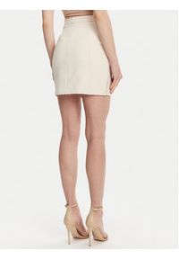 Elisabetta Franchi Spódnica mini GO-T03-51E2 Écru Regular Fit. Materiał: syntetyk #2